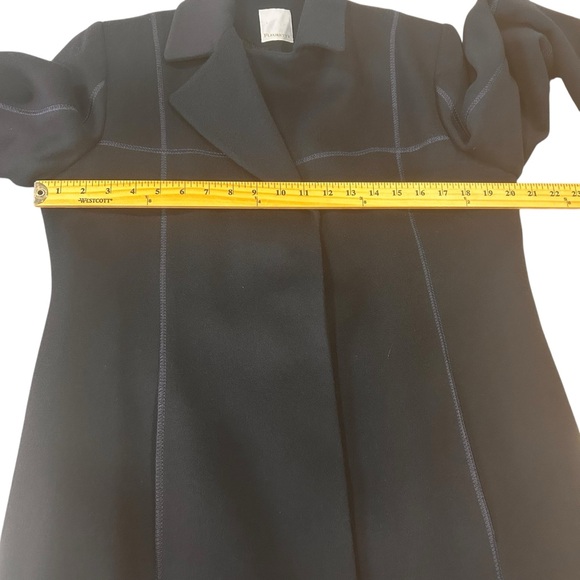 Fleurette coat cashmere blend loro PIANA womens sz 12 navy blue classic luxury - Picture 8 of 16